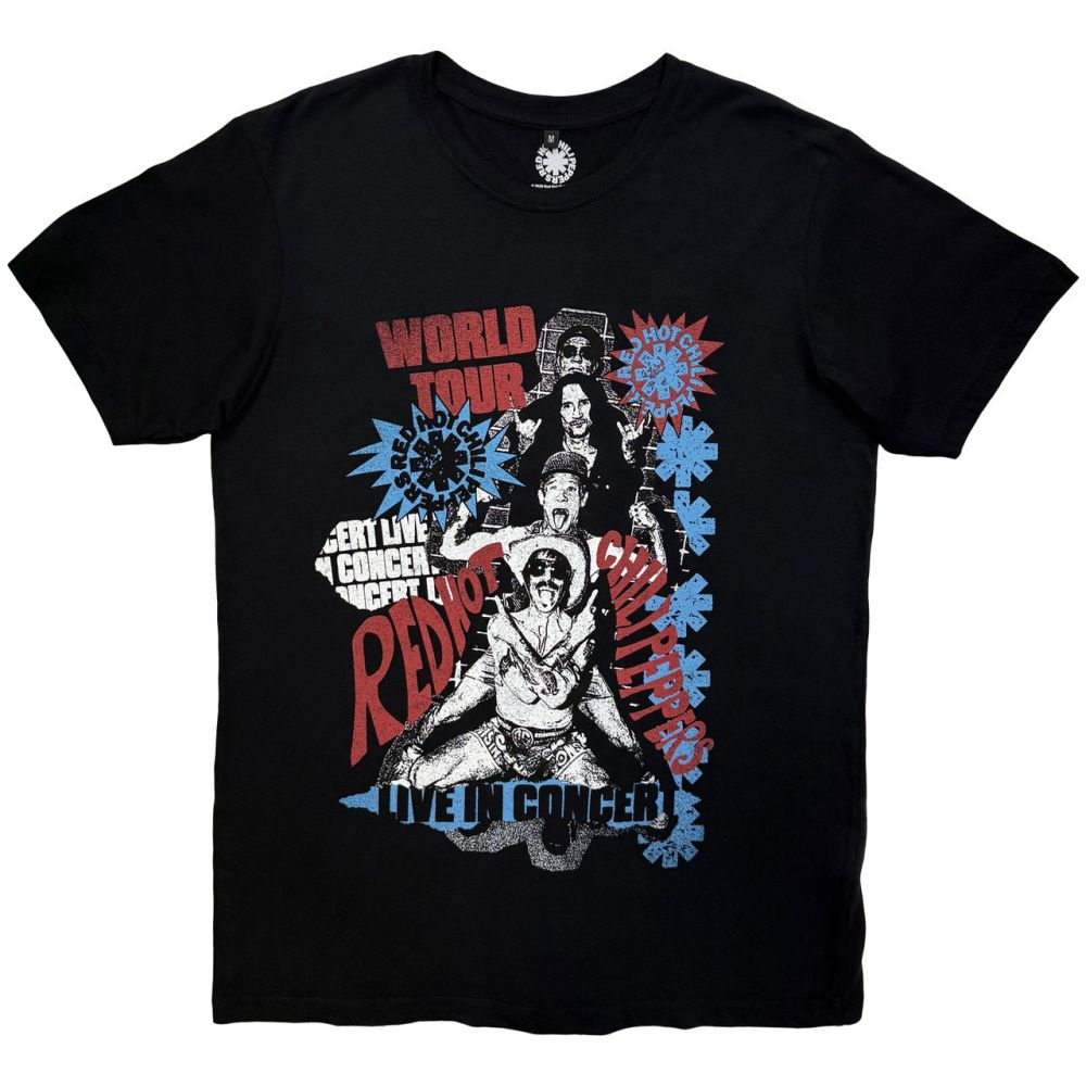 Red Hot Chili Peppers - Blood Sugar Sex Magik Tracklist Herren TShirt - Schwarz